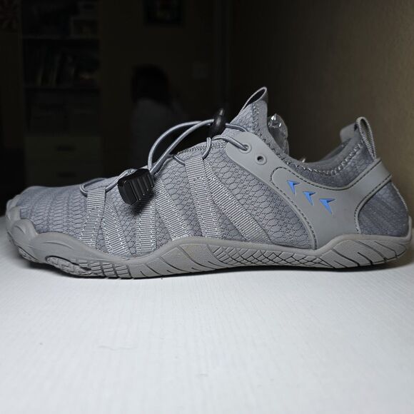 Hike Footwear Caspian Adventure Outdoor Non-Slip Barefoot Shoes Gray/Blue EU 40 - Picture 6 of 12